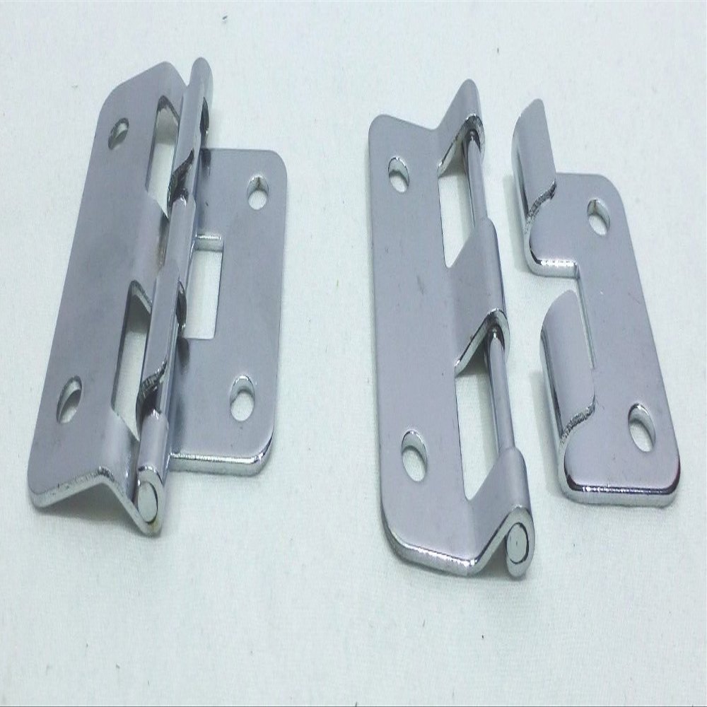 (2) Two Small Take Apart Hinges or Lift Off Hinges (Chromed)