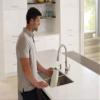 Moen 87340ESRS Ridgedale One-Handle High Arc Pulldown Kitchen Faucet, Spot Resist Stainless view 2
