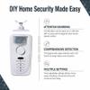 SABRE Wireless Motion Sensor Home Security Burglar Alarm with LOUD 120 dB Siren and 120 Degree Wide Angle Detection, DIY EASY Installation view 2