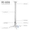 Mount-IT! Projector Ceiling Mount [30 lbs Capacity] Universal Bracket | 360 Full Motion with Tilt and Swivel Rotate | Adjustable Pole Height from 21-34.5 Inches, Extendable Arms (White | Long) view 4