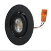 Nicor Lighting 2 inch LED Gimbal Downlight in Black, 3000K (DLG2-10-120-3K-BK) view 3