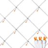 Novelty Lights 4x6 Net Lights, 100 Amber LEDs, 5mm Wide Angle Bulbs view 2
