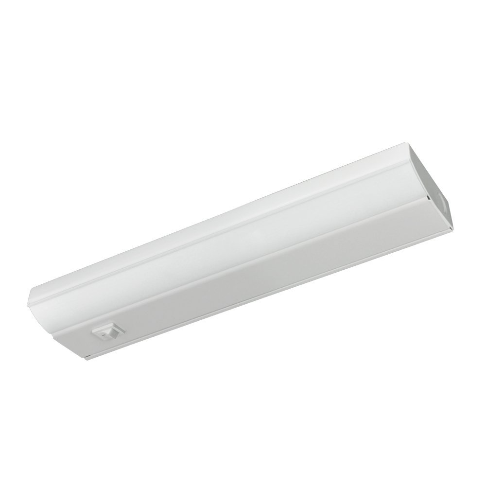Ecolight 12-inch LED Direct Wire Undercabinet Bar Light - White