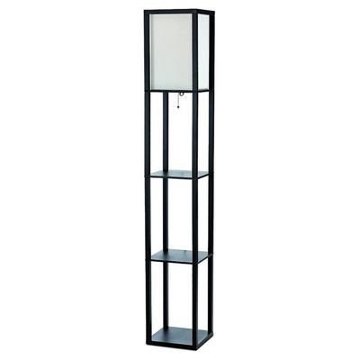 Simple Designs LF1014 Floor Lamp with Shelf