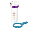 Whirlpool 10" x 2.5" Whole House Water Filter Housing, WHKF-DWH, Stainless Steel 3/4" Inlets, NSF Certified, Filter Not Included, Replacement Filter GD05, WHWC, WHSW, WHPL view 1