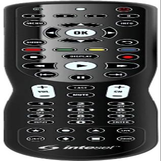 Inteset 4 in 1 Universal Backlit IR Learning Remote for use with Apple TV, Xbox, Roku, Kodi, Nvidia Shield, Most Streamers & Other A/V Devices