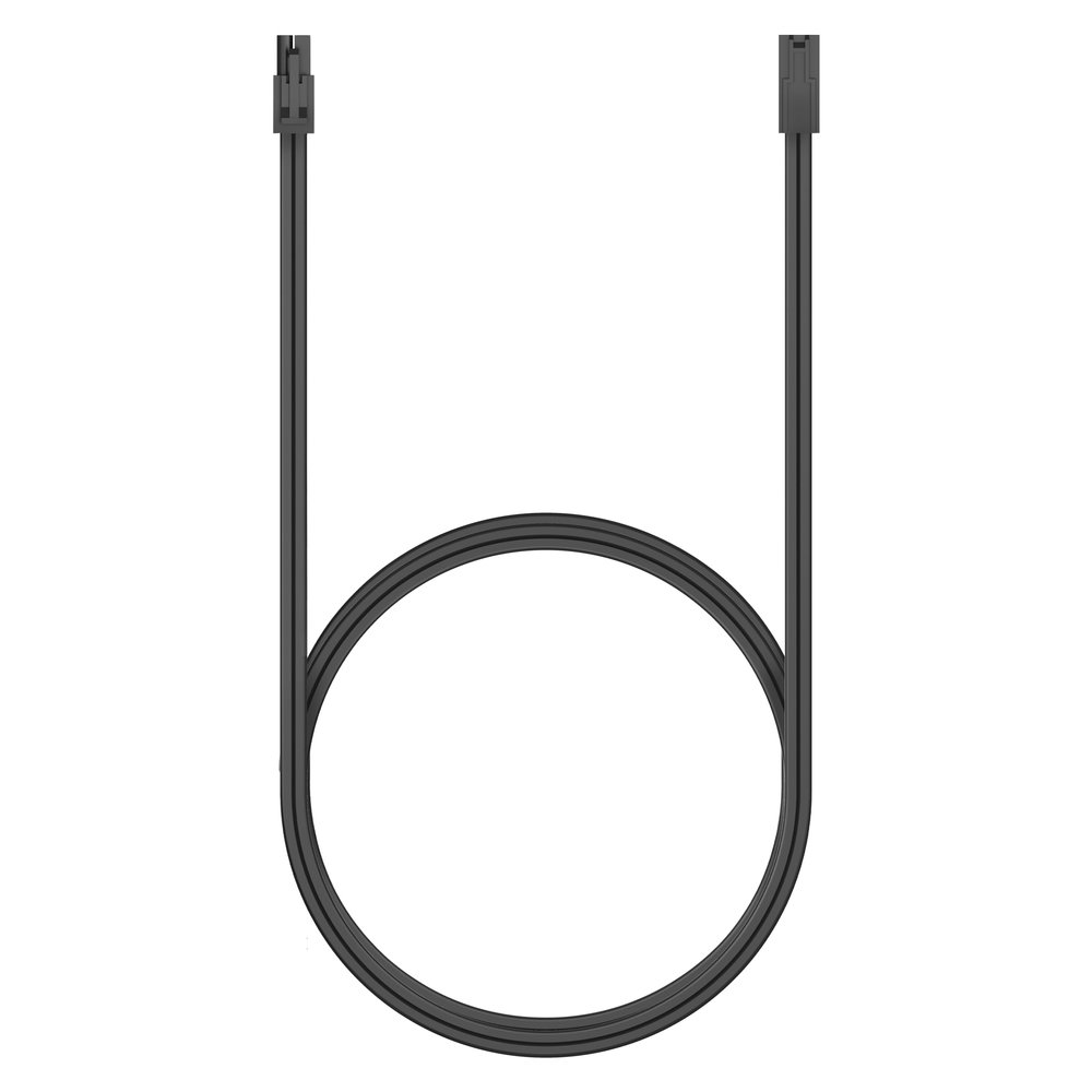 GetInLight Connecting Cable for Puck Light IN-0107 & IN-0105 Series, Under Cabinet Lighting IN-0108 & IN-0109 Series, 2-Conductor, 2-Conductor, Black Color, 60-inch, JC2-60-BK