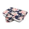 Canvaslife White Rose Patten Canvas Laptop Shoulder Messenger Bag Case Sleeve for 14 Inch 15 Inch Laptop 15 Case Laptop Briefcase 15.6 Inch view 3