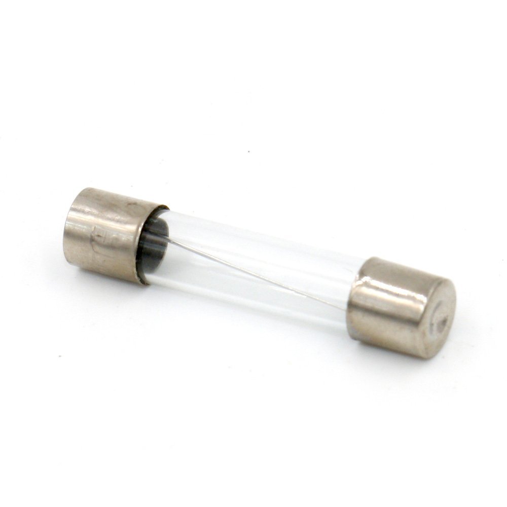 Baomain Fast Blow Glass Fuse Tube 6x30mm 5A 250V 5Amp 100 Pack