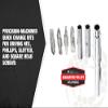 Southwire 59723940 12-In-1 Multi-Bit Screwdriver; Interchangeable Bits; Comfort Grip Handle; hex 1/4"; 5/16"; 3/8"; Phillips #1;2;3; slotted SL4-5;SL6-8;sl8-10; and square #1;2 view 4