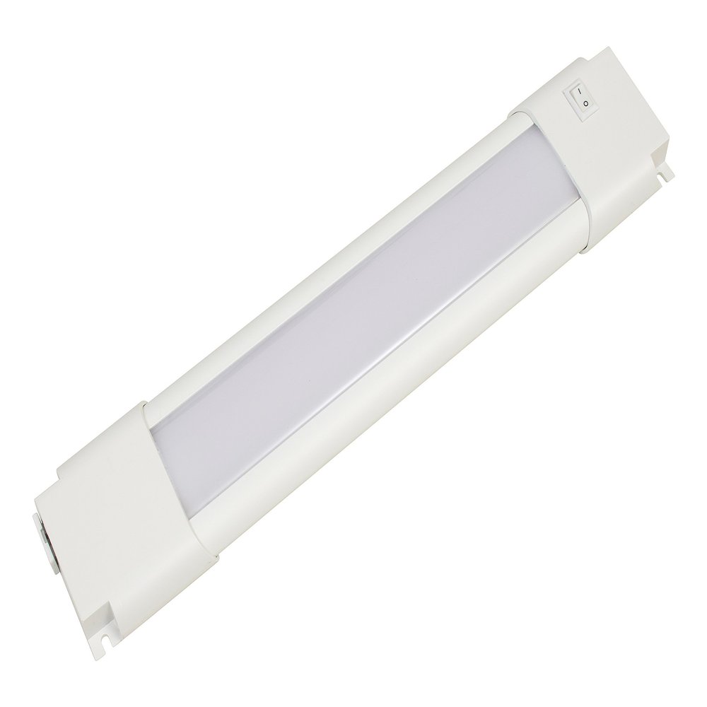 74347 9 inch Slim Convertible LED Under Cabinet Light Fixture 4.6watts 250 lumens White Light