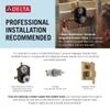 DELTA FAUCET T24867-SS, Stainless Ara Angular Modern Monitor 14 Series Valve Trim with 3-Setting Integrated Diverter view 4