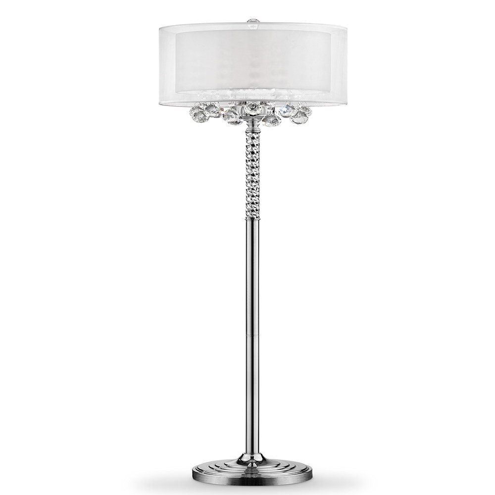 OK Lighting OK-5149F Moiselle Floor Lamp, 61.5" x 17" x 17"