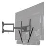 Mount-It! Soundbar Bracket Universal Sound Bar TV Mount for Mounting Above or Under TV, Fits Sonos, Samsung, Sony, Vizio, Adjustable Arm Fits 23 to 65 Inch TVs, 33 Lbs Weight Capacity Black (MI-SB41) view 3