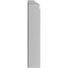 Ekena Millwork PB08X10X01TR Traditional Plinth Blocks, 8 3/4"W x 10 1/4"H x 1 7/8"P, Primed view 2