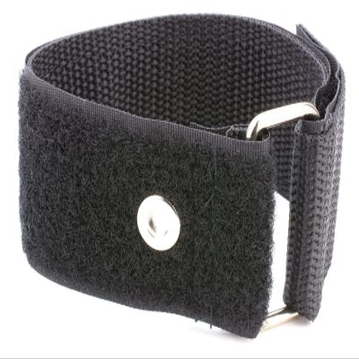 24 x 2 Inch Heavy Duty Black Cinch Strap with Eyelet - 5 Pack