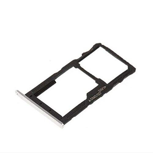 SIM Tray + Micro SD Card Tray Holder Replace Part for Motorola Moto G5S (Silver)