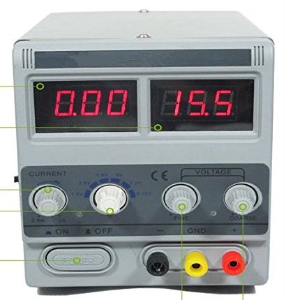 GOWE Cellphone Repairs DC regulated power supply 15V 2A 220V + adapters for mobile repairing