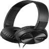 Sony MDR-ZX110NC Extra Bass Noise-Cancelling Headphones with Neodymium Magnets & 30mm Drivers, Black (Renewed) view 1