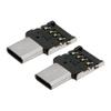 GOLDEN BLUE Ultra Mini Type C USB C to USB 2.0 OTG Adapter for Cell Phone Tablet amp USB Cable amp Flash Disk - 2PCS view 1
