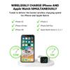 Belkin Boost Up Wireless Charging Dock for iPhone + Apple Watch + USB-A Port (Wireless Charger for iPhone XS, XS Max, XR, X, 8/8 Plus, Apple Watch 4, 3, 2, 1) - White view 3