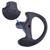 KEYBLU Universal Replacement Soft Silicone Open Ear Insert Earmould for Two Way Radio Earmold Coil Tube Audio Kits UV-5R UV-B6 BF-888S UV-B5 (Black, Large Medium Small) view 2
