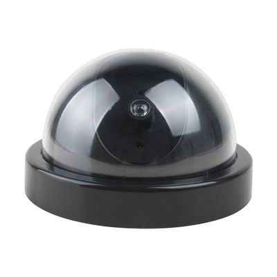 Aexit Pretend Electronic security Dummy Dome Realistic Looking Security Camera Red LED Light Detection Sensor