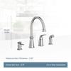 Moen Whitmore Spot Resist Stainless One-Handle High Arc Kitchen Faucet, 87044SRS view 2
