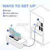 Rebuff Reality USB Hub - 4-Port USB Hub for Vive Tracker USB Dongles - Compatible with Vive Tracker 3.0, 2.0 & Other VR Console Dongles - Enables Data Transfer - 4 ft Cable for Extended Reach view 4