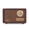 LoopTone FM AM Radio Retro Wood Radio with Bluetooth Play Mp3 and Antenna Built in Speaker for Kitchen Living Room Coffee view 1