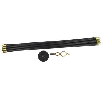 AB Tools 9m Drain Chimney Sweep Rod Brush Plunger Worm Screw Cleaning Unblocker TE744