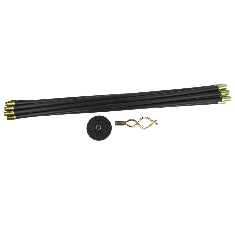 AB Tools 9m Drain Chimney Sweep Rod Brush Plunger Worm Screw Cleaning Unblocker TE744