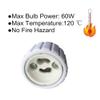 DZYDZR E27 to GU10 Bulb Holder Adapter Converter 6 Pack view 4
