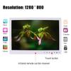 15 Inch Digital Picture Frame, Large Frameo Digital Photo Frame with Remote Control Support Video and Music, Slideshow Clock Calendar Wall Mountable MP3/4 Movie Player (White) view 2