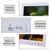 15 Inch Digital Picture Frame, Large Frameo Digital Photo Frame with Remote Control Support Video and Music, Slideshow Clock Calendar Wall Mountable MP3/4 Movie Player (White) view 3