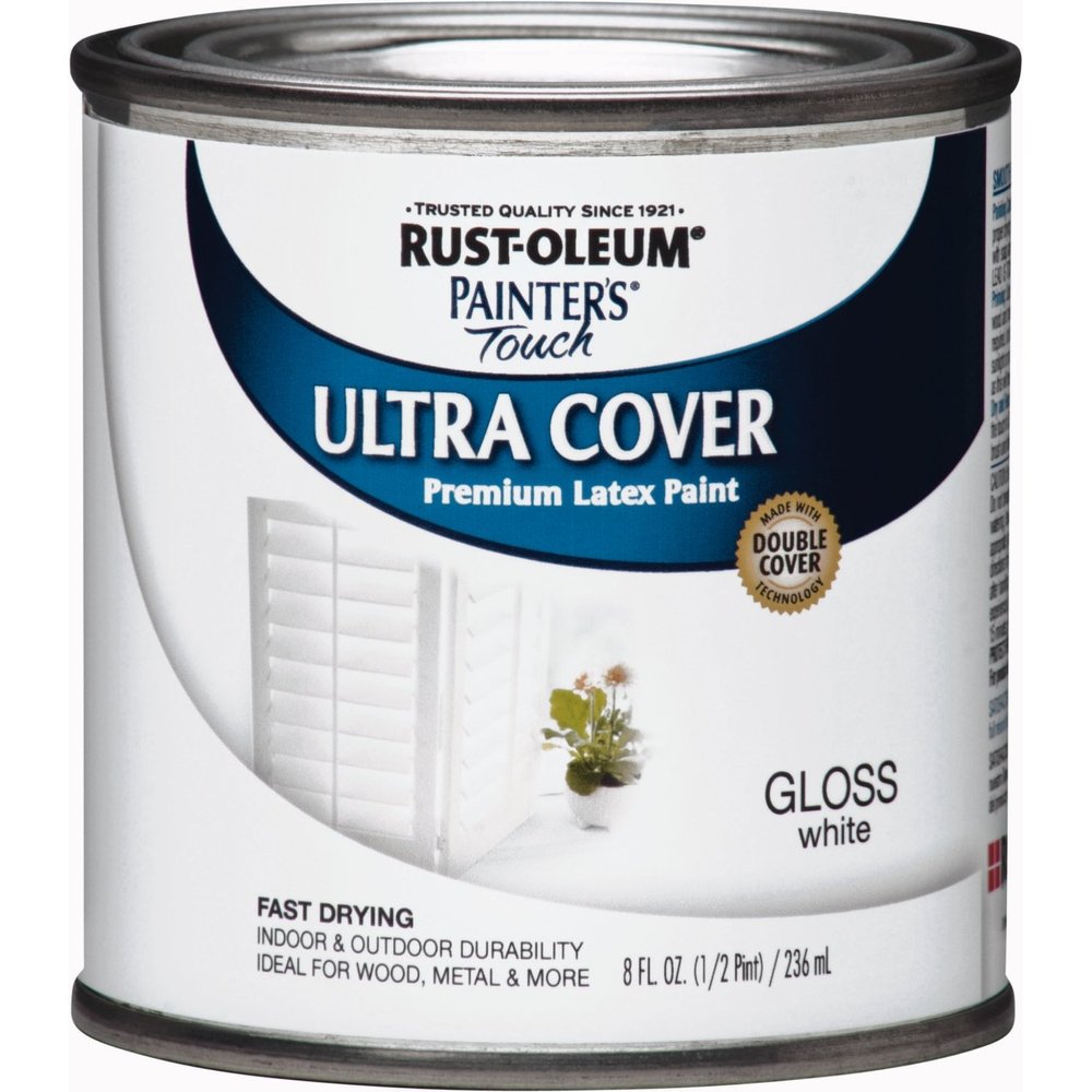 1/2PT WHT GLS LTX Paint