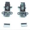(2) Two Exterior Butterfly Latches with Keeper Plate (Chromed Finish) view 2