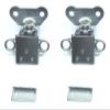 (2) Two Exterior Butterfly Latches with Keeper Plate (Chromed Finish) view 3
