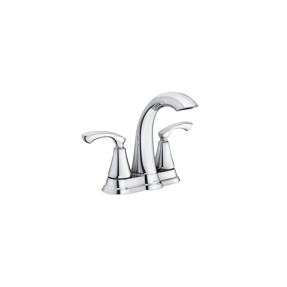 Moen WS84876 Tiffin Two-Handle High Arc Bathroom Faucet, Chrome