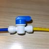 YZM 1/4" OD Tube Quick Connect Equal Diameter Shut Off Valve Switch Reverse Osmosis System Water Purifier Fitting,10 Pcs view 2