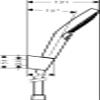 hansgrohe Raindance Select S Shower holder set 120 3jet with shower hose 125 cm view 3