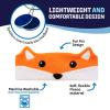 CozyPhones Over The Ear Headband Headphones - Kids Headphones Volume Limited with Thin Speakers & Super Soft Fleece Headband - Fox view 2