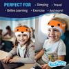 CozyPhones Over The Ear Headband Headphones - Kids Headphones Volume Limited with Thin Speakers & Super Soft Fleece Headband - Fox view 4