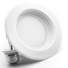 Bioluz LED 4" LED Retrofit Recessed Light 65W Equivalent (Using 10W) 700 Lumen, 90 CRI, Dimmable, UL-Listed CEC JA8 Title 24 Compliant (1-Pack, 3000K Soft White, Beveled Trim) view 1