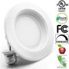 Bioluz LED 4" LED Retrofit Recessed Light 65W Equivalent (Using 10W) 700 Lumen, 90 CRI, Dimmable, UL-Listed CEC JA8 Title 24 Compliant (1-Pack, 3000K Soft White, Beveled Trim) view 2