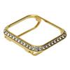 HJINVIGOUR 3.0mm Bling spakling Bling Rhinestone Diamond Zircon Crystal case Cover Bezel Handwork Inlaid Compatible Apple Watch Series 4 Series 3 2 1 (Gold, 44mm) view 2