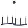 Forte 7175-06-55 Six Light Island Pendant, Brushed Nickel view 2