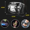 XUNATA Head Lamps, 3 Modes USB Rechargeable Headlamp Flashlight, Great for Camping, Hiking, Dog Walking, Kids, Water and Shock Resistant, Adjustable, Batteries Included(White+Blue) view 3