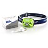 XUNATA Head lamps, 3 Modes USB Rechargeable Headlamp Flashlight, Great for Camping, Hiking, Dog Walking, Kids, Water and Shock Resistant, Adjustable, Batteries Included(Green+Blue) view 1
