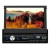 XISEDO 7 Inch Single Din Wince in-Dash Retractable Car Stereo 1024x600 Capacitive Touch Screen Head Unit MP3/MP4/MP5 Player Support AUX/Bluetooth/SWC (with Rear-View Camera) view 1